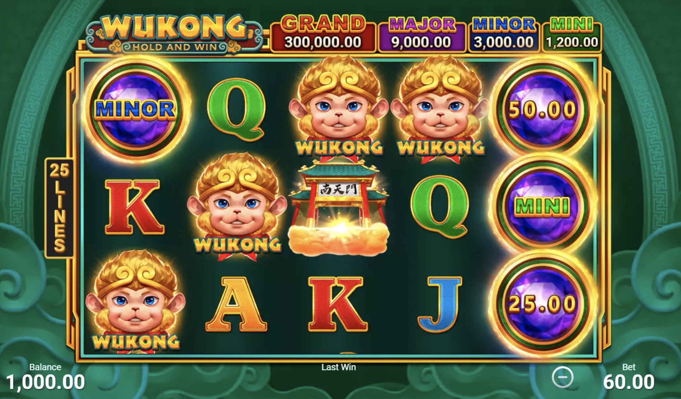 Игровые автоматы «Wukong Hold and Win» в казино Вулкан